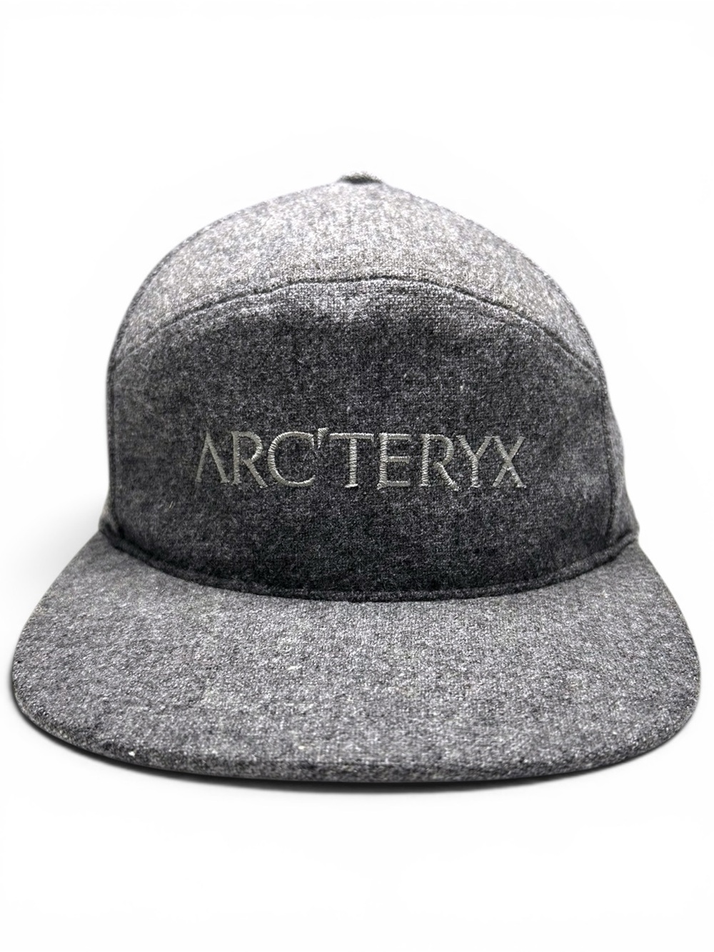 Arc'teryx 7 Panel Wool Ball Cap Gray Strapback Hat 58cm OS Gorpcore